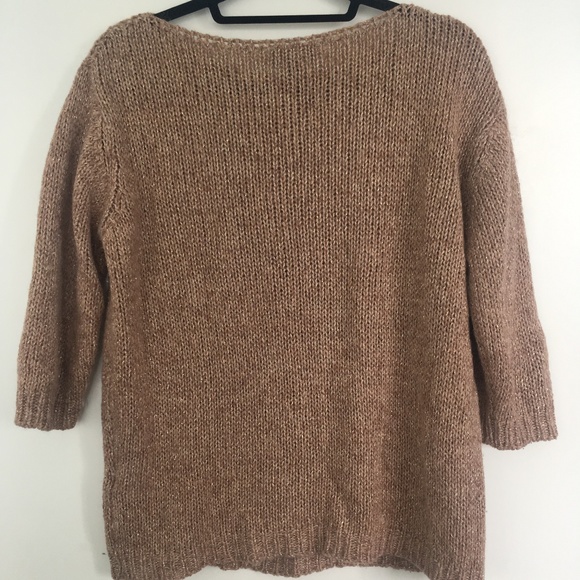 1.2.3 Antique pink cable knit sweater - Picture 5 of 5